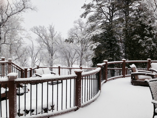 trex deck builders in wisconsin winter